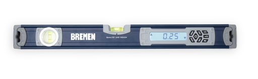 [BR8670] NIVEL ALUMINIO CON INCLINÓMETRO DIGITAL IMANTADO 600 mm BREMEN®   - BR8670