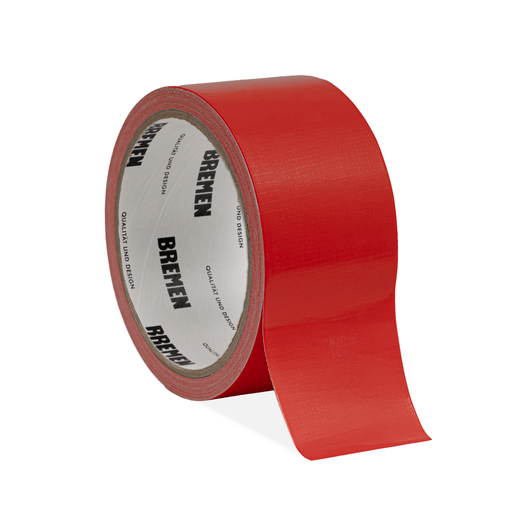 [BR8835] CINTA ADHESIVA MULTIPROPÓSITO 48mmX9,14m [Rojo] (x 6 Unidades) BREMEN® - BR8835