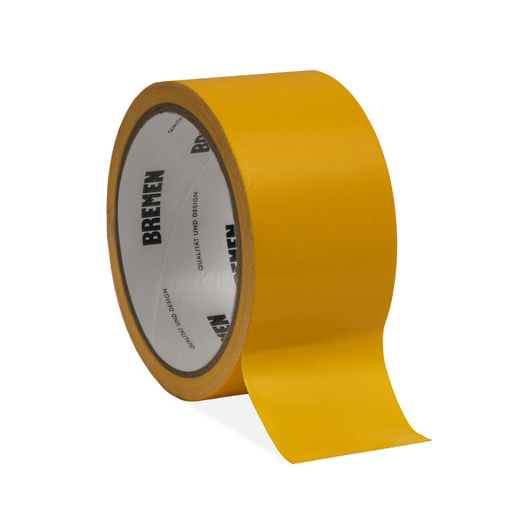 [BR8836] CINTA ADHESIVA MULTIPROPÓSITO 48mmX9,14m [Amarilla] (x 6 Unidades) BREMEN® - BR8836