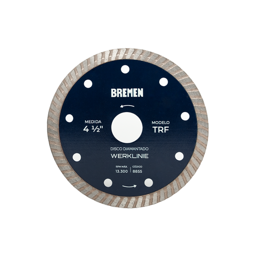 [BR8855] DISCO DIAM. BREMEN® 4-½" Turbo Fino WERKLINIE BREMEN® - BR8855