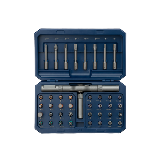 [BR8878] DESTORNILLADOR CRIQUE CON PUNTAS EN JUEGO - Enc.1/4" (44 PZS) BREMEN® - BR8878