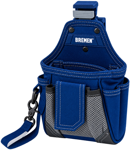 [BR8915] CINTURÓN PORTAHERRAMIENTAS CARTUCHERA EinKlick [11 Espacios de guardado] BREMEN® - BR8915